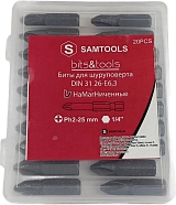Бита крестовая PH2 25 мм (20 шт.) Samtools