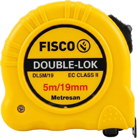 Рулетка Fisco Double-lok (19 мм, 5 м)