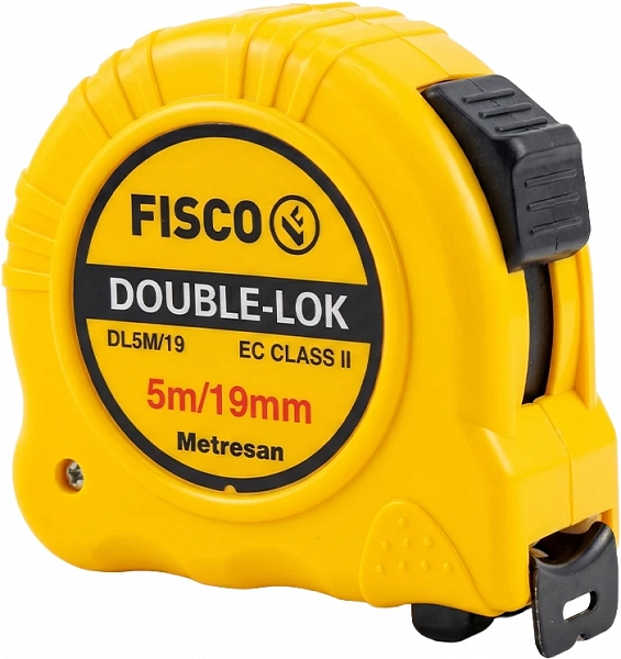 Рулетка Fisco Double-lok (19 мм, 5 м)