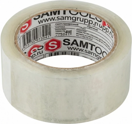 Скотч прозрачный 50 мм 50 м SAMTOOLS