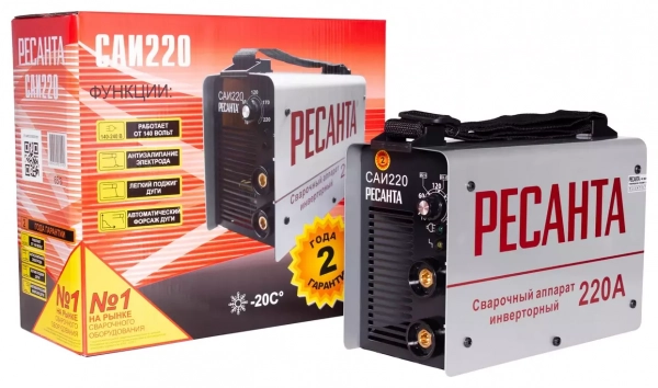 Сварочный аппарат инверторный Ресанта САИ 220 65/3