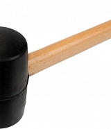 Молоток резиновый с деревянной ручкой 450 г Samtools