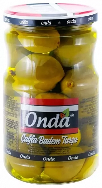 Закуска овощная миндаль зеленый маринованный 720 мл ONDA