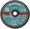 Круг лепестковый КЛТ 2 180х22/Р60 Karbosan Premium Line ZR SD Flap Конический INOX