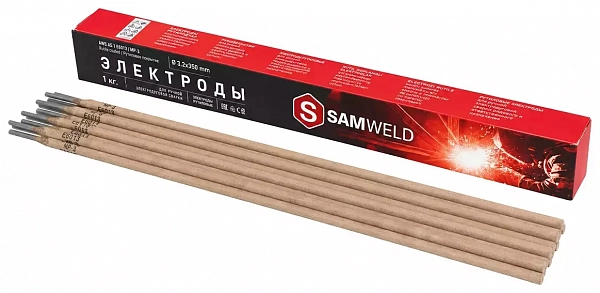 Электроды рутиловые 3.2 мм SAMWELD E6013 (МР-3) 1 кг