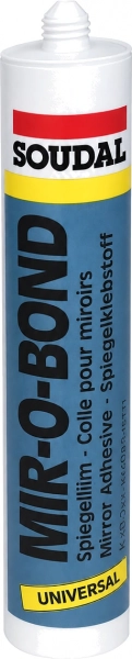 Силиконовый клей-герметик для зеркал Soudal MIR-O-BOND (310 мл)
