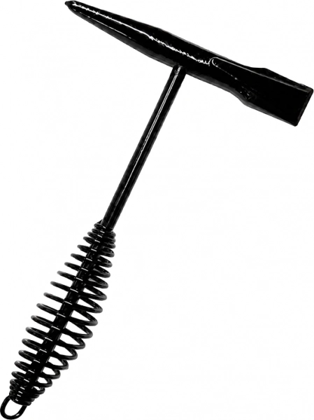 Молоток сварщика шлакоотбойный SAMTOOLS 460 г клин/пика, черный, 28 см