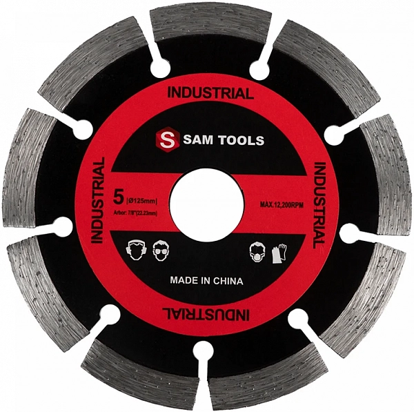 Диск алмазный отрезной Samtools сегментный по бетону 125 мм