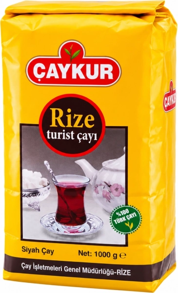 Чай черный турецкий листовой Caykur Rize Turist 1000 г