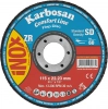 Круг лепестковый КЛТ2 115х22 Р60 Karbosan Comfort Line ZR SD Flap конический INOX