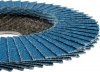 Круг лепестковый КЛТ 2 115х22 Р60 Karbosan Comfort Line ZR LD Flap конический INOX