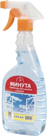 Средство для мытья стекол МИНУТА 500 мл с нашатырным спиртом