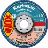 Круг лепестковый КЛТ 2 115х22 Р60 Karbosan Comfort Line ZR LD Flap конический INOX