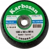 Круг шлифовальный чашечный  конический Karbosan SC (100x50xM14)