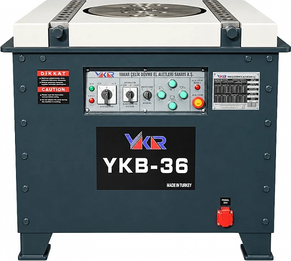 Электрический станок-арматурогиб Yakar YKB 36