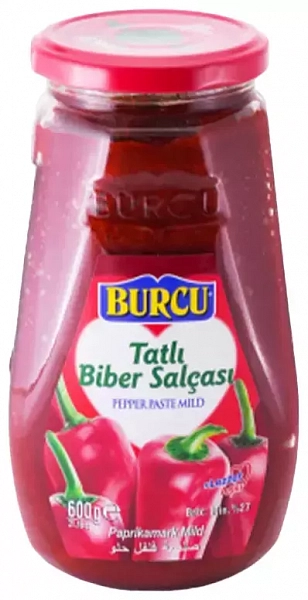 Перцовая паста сладкая Burcu 600 г