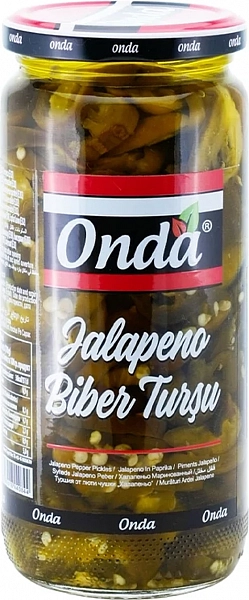 Перец халапеньо маринованный острый 490 г ONDA