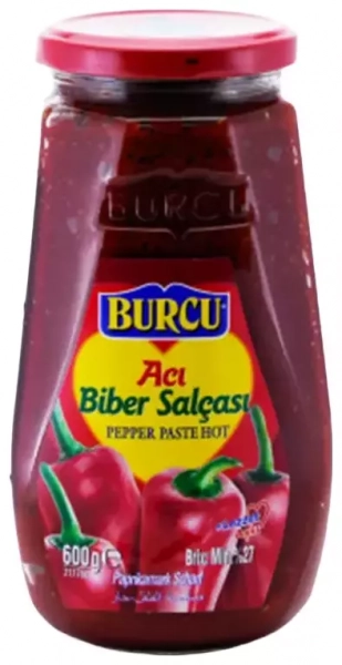 Перцовая паста острая Burcu 600 г
