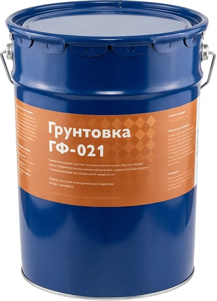 Грунтовка ГФ-021 серая (ведро 25 кг)