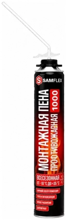 Пена монтажная с аппликатором SAMFLEX профессиональная всесезонная 1000 мл