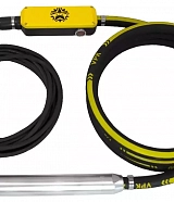 Высокочастотный вибратор VPK E-tron Light 36 (36 мм,5 м, 5А, 11 кг) со встроенным преобразователем