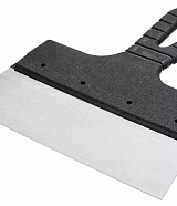 Шпатель фасадный 200 мм нержавеющая сталь с пластиковой ручкой SAMTOOLS