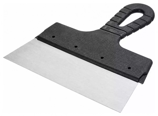 Шпатель фасадный 200 мм нержавеющая сталь с пластиковой ручкой SAMTOOLS