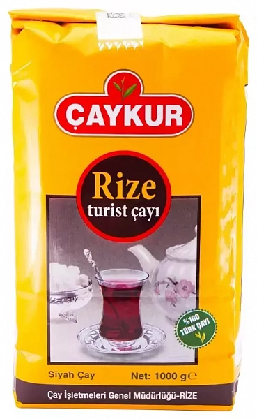Чай черный турецкий листовой Caykur Rize Turist 1000 г