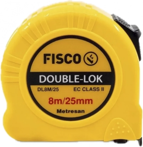 Рулетка Fisco Double-lok 8 м х 25 мм